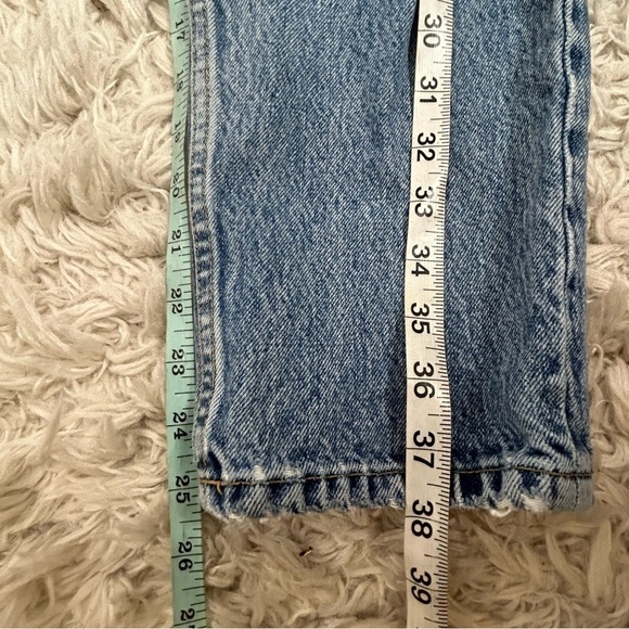 Zara Distressed High Rise Slim Fit Jeans - Picture 12 of 13